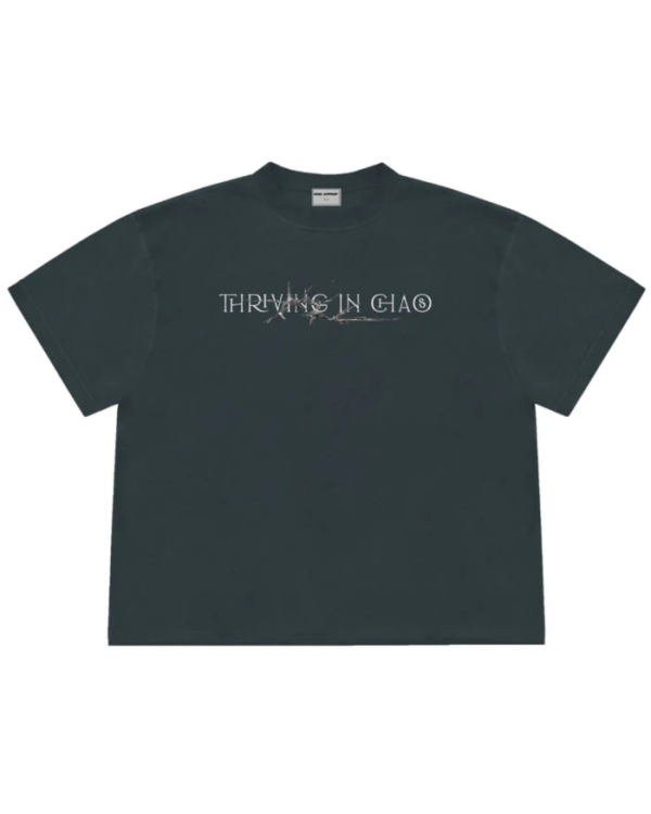 CHAOS DARK GREY T-SHIRT - Image 2