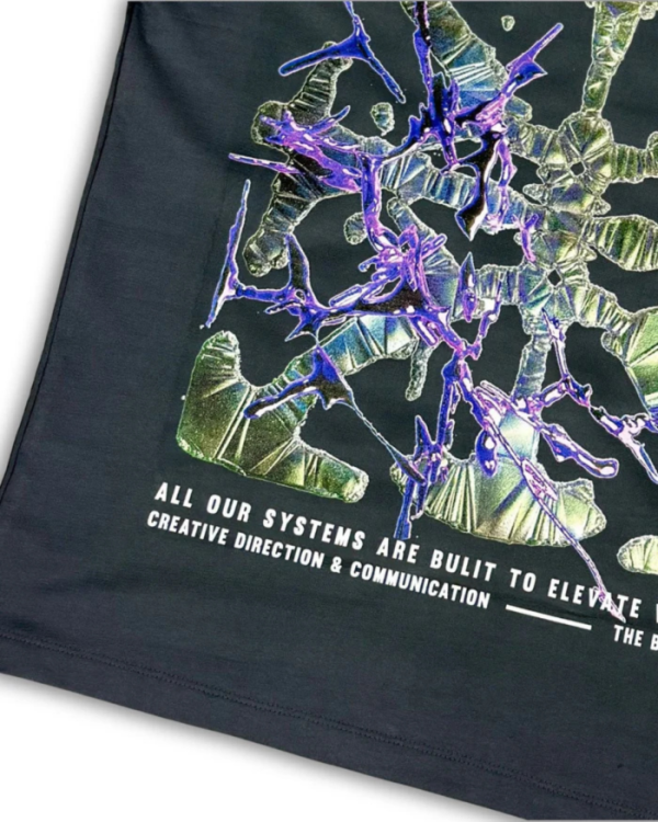 CHAOS DARK GREY T-SHIRT - Image 3