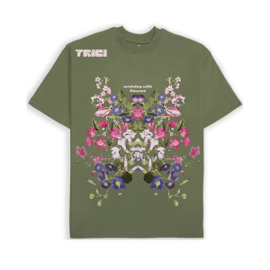 EVOLVING TEE IN OLIVE [UNISEX]