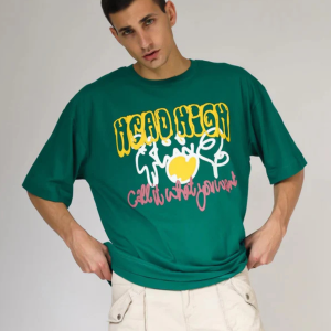 GREEN DOODLE TEE