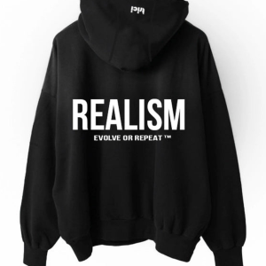 REALISM HOODIE IN BLACK [UNISEX]