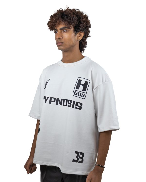 HYPNOSIS WHITE OVERSIZED T-SHIRT - Image 3