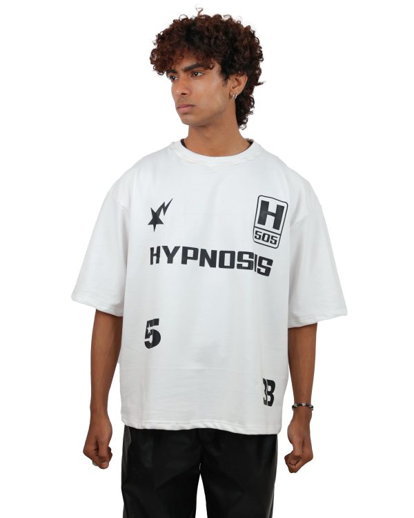 HYPNOSIS WHITE OVERSIZED T-SHIRT - Image 4
