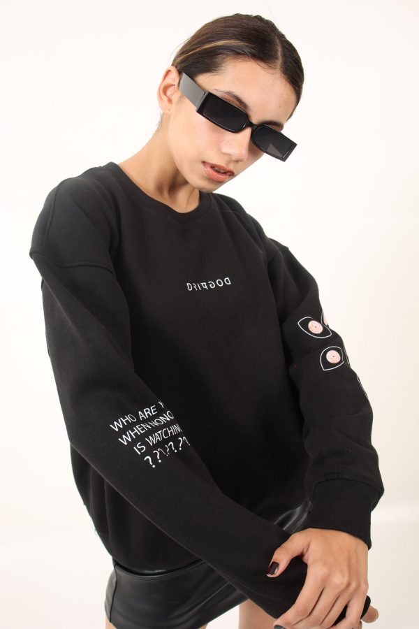 BLUR VISION BLACK - SWEATSHIRT - Image 2
