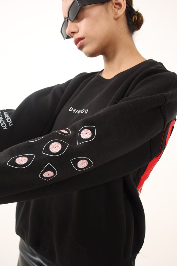 BLUR VISION BLACK - SWEATSHIRT - Image 3