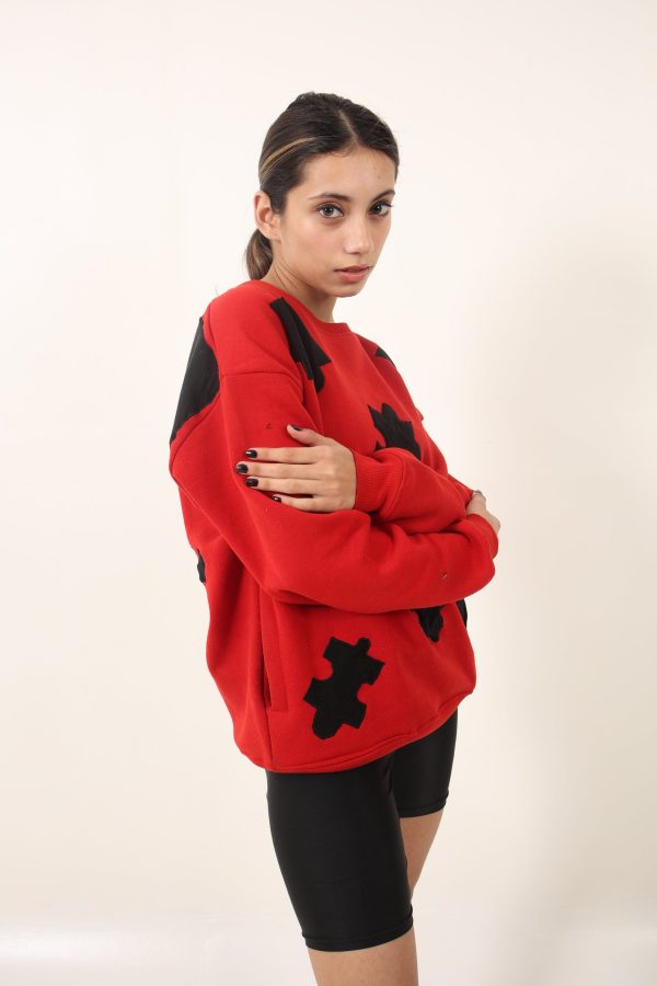 MULTIVERSE PATCHED RED - SWEATSHIRT - Image 5