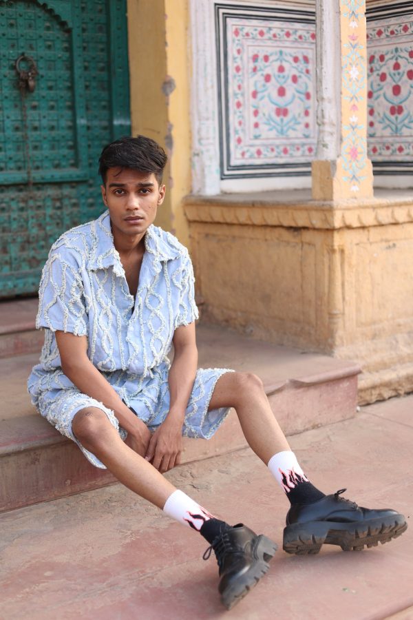 DENIM HANDWOVEN - SHIRT - Image 7
