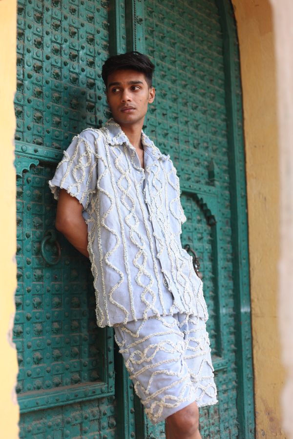 DENIM HANDWOVEN - SHIRT - Image 8
