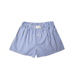 Vintage Checked Boxer – Blue