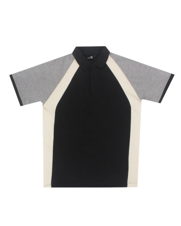 Mediumweight Multi-Panel Polo Neck T-shirt