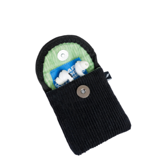 Corduroy Clip-On Earpod Pouch