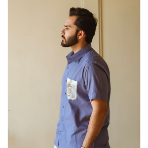 Blue Shiitake Shirt