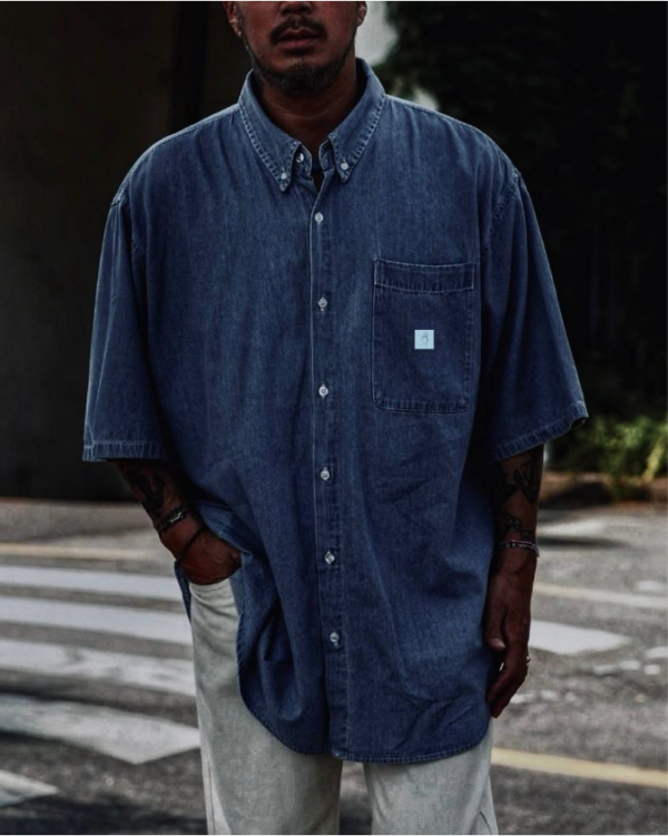 DENIM BOXY SHIRT