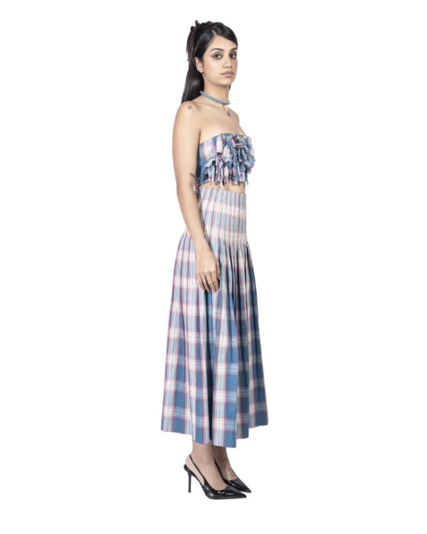 CHECKERED BLOOM SET / COTTON - Image 2