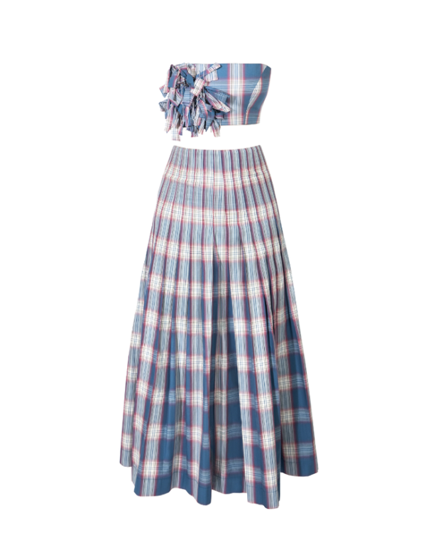 CHECKERED BLOOM SET / COTTON - Image 4