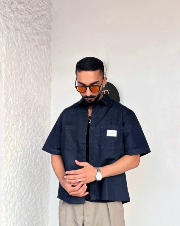 WORK WEAR NAVY BLUE SHIRT