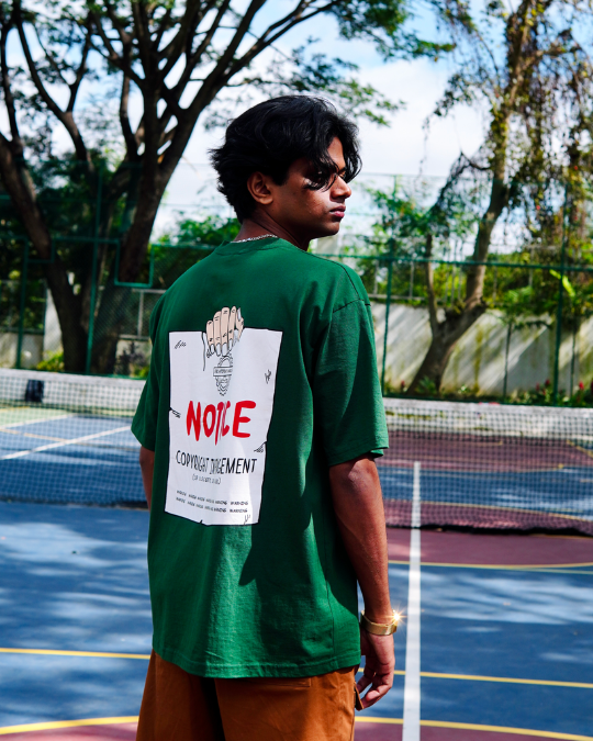 Relaxed Fit Green T-shirt