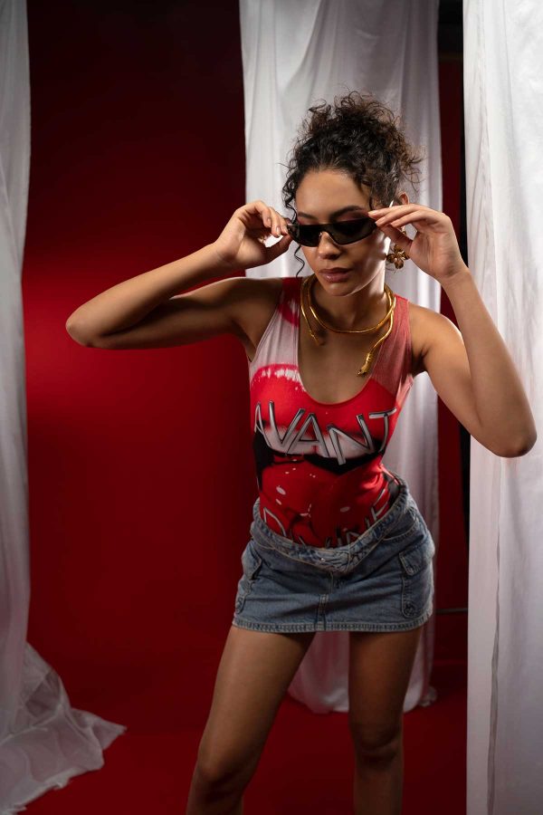 Scarlet Seduction Bodysuit - Image 2