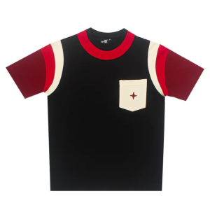 Mediumweight Multi-Panel Star Embroidered T-shirt