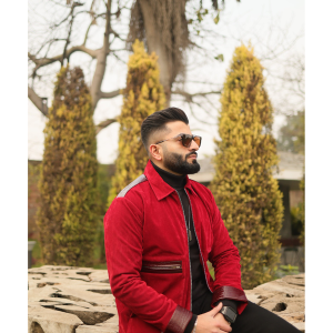 Carmine Red Suede Jacket