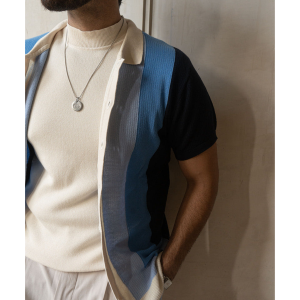 Blue Trio Polo Shirt