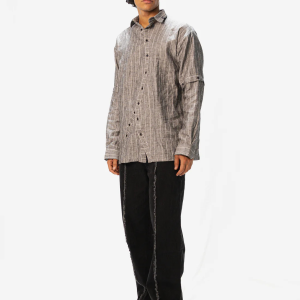 LINEN STRIPES SHIRT