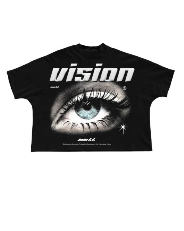"B" Oversized Cropped Tshirt VISION