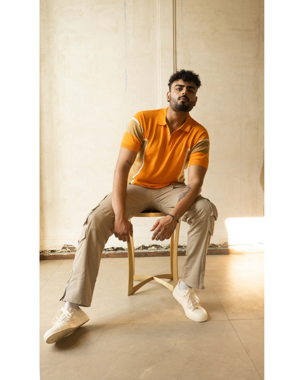 Colour Block Polo