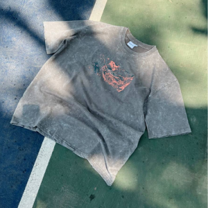 Oversized Acid Wash Tee