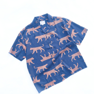 Animal Printed Shirt – Blue