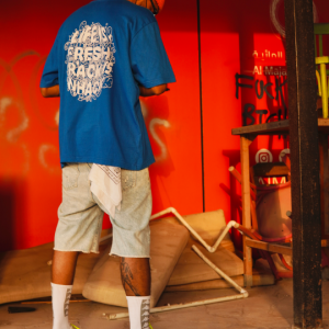 Relaxed Fit Blue T-shirt