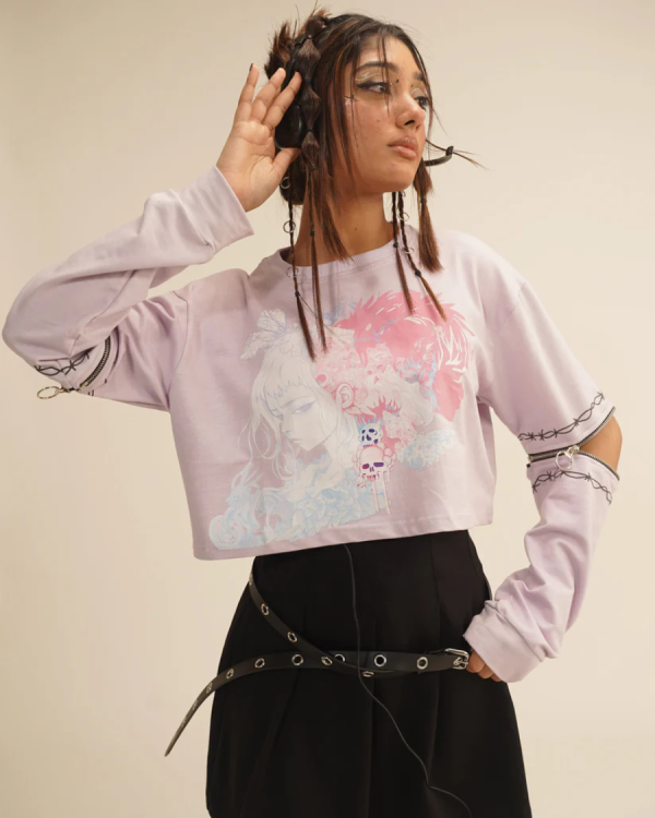 Reboot Crop Sweatshirt
