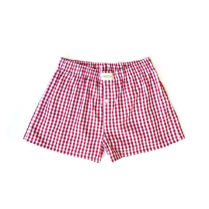 Vintage Checked Boxer – Red