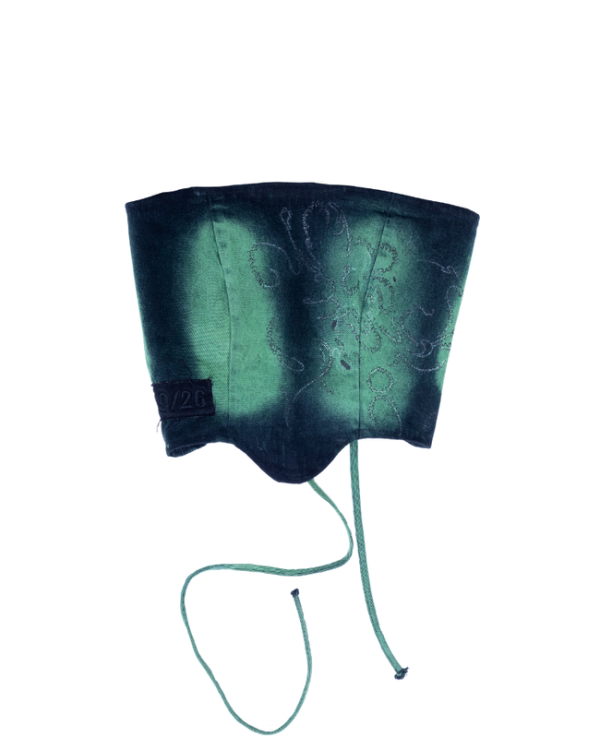 LUSH GREEN CORSET / DENIM - Image 5