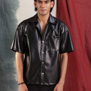 BLACK LEATHER - SHIRT