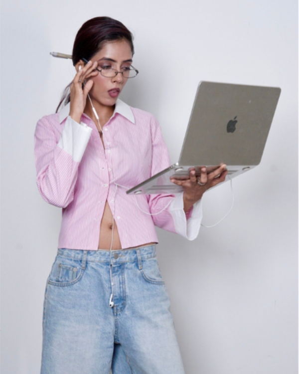 Blush Boss Crop