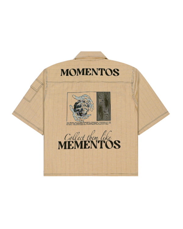 MOMENTOS LINEN BOWLING SHIRT - Image 2