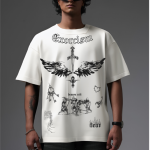 WHITE EXORCISM OVERSIZED TSHIRT