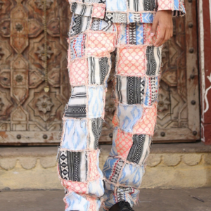 UPCYCLED PATCHWORK HANDWOVEN - PANTS
