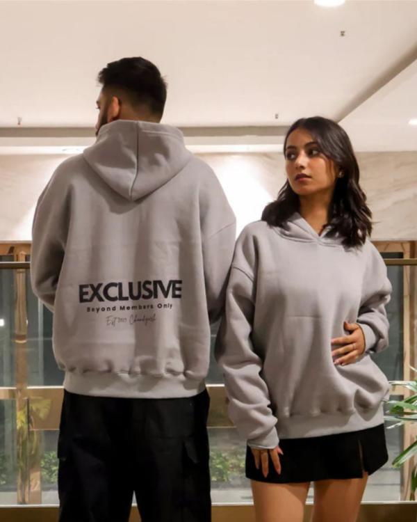Oversized Hoodie - Grey Exclusive