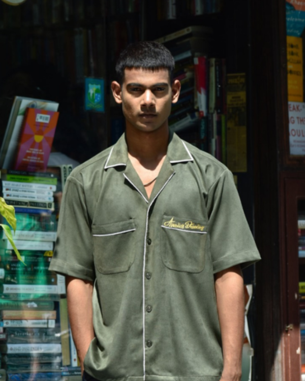 Vintage Suede – Seaweed Green