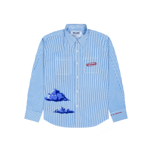CLOUD NINE HIGH-LOW STRIPE SHIRT