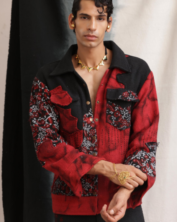 LEELA BLOCKPRINTED - JACKET