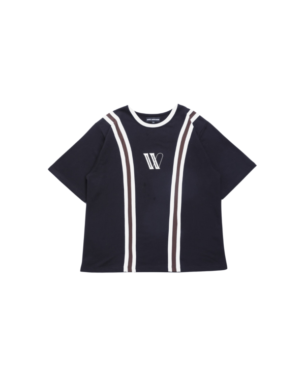 STRIPED BLACK TEE