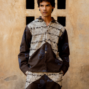 DENIM FUSION HANDWOVEN - JACKET