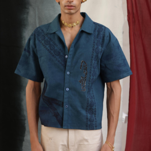 NEEL REKHA BLOCK PRINTED - SHIRT