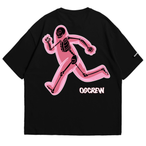 BLACK BUBBLE GUM MAN T-SHIRT