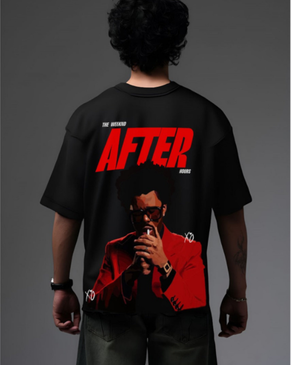 WEEKEND Black OVERSIZED T SHIRT