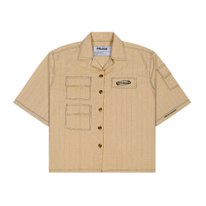 MOMENTOS LINEN BOWLING SHIRT
