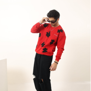 MULTIVERSE PATCHED RED - SWEATSHIRT
